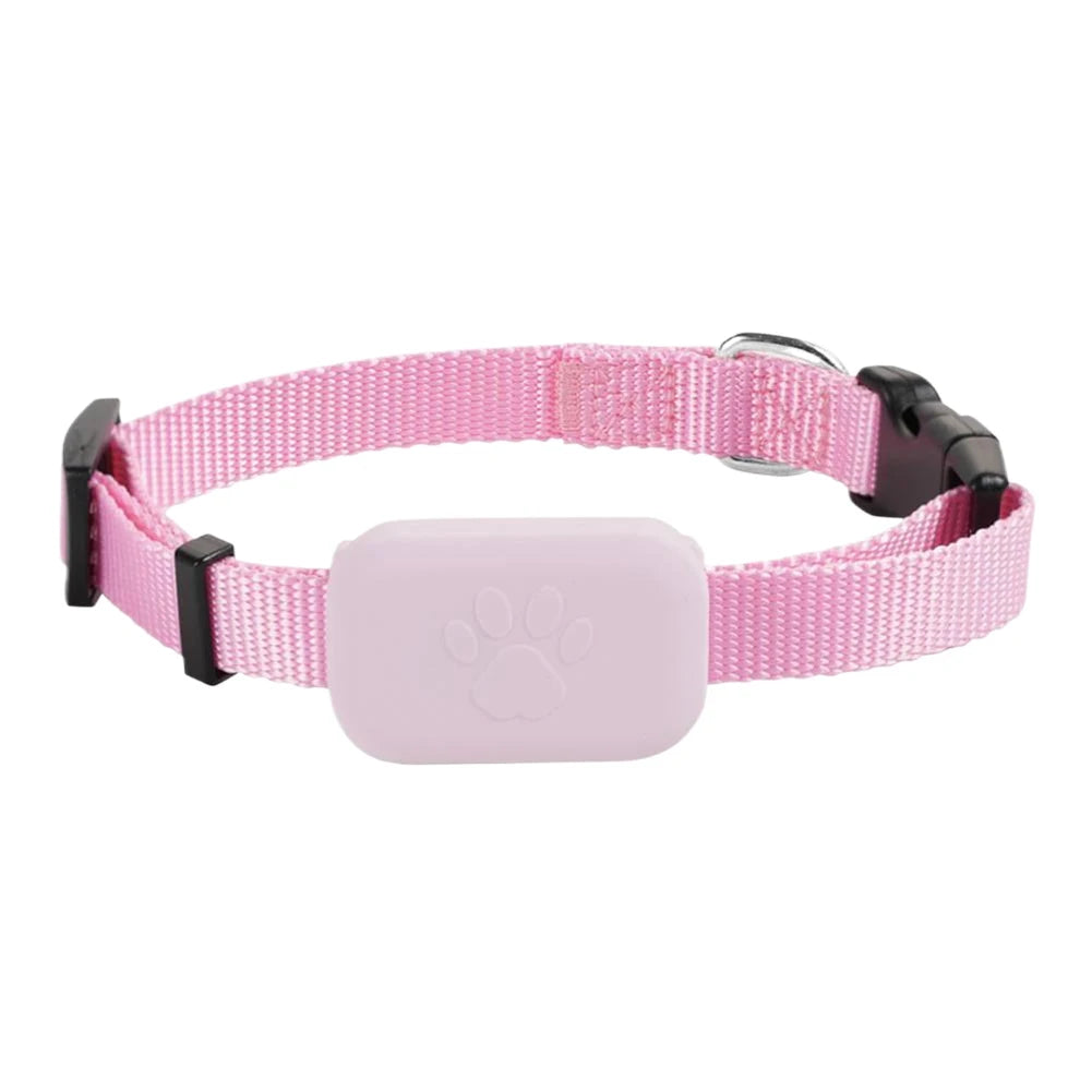 Waterproof Pet GPS Tracker Dog & Cat Locator with Adjustable Collar Dogs Anti Lost Tracker for iOS/Android Remote Global Locator
