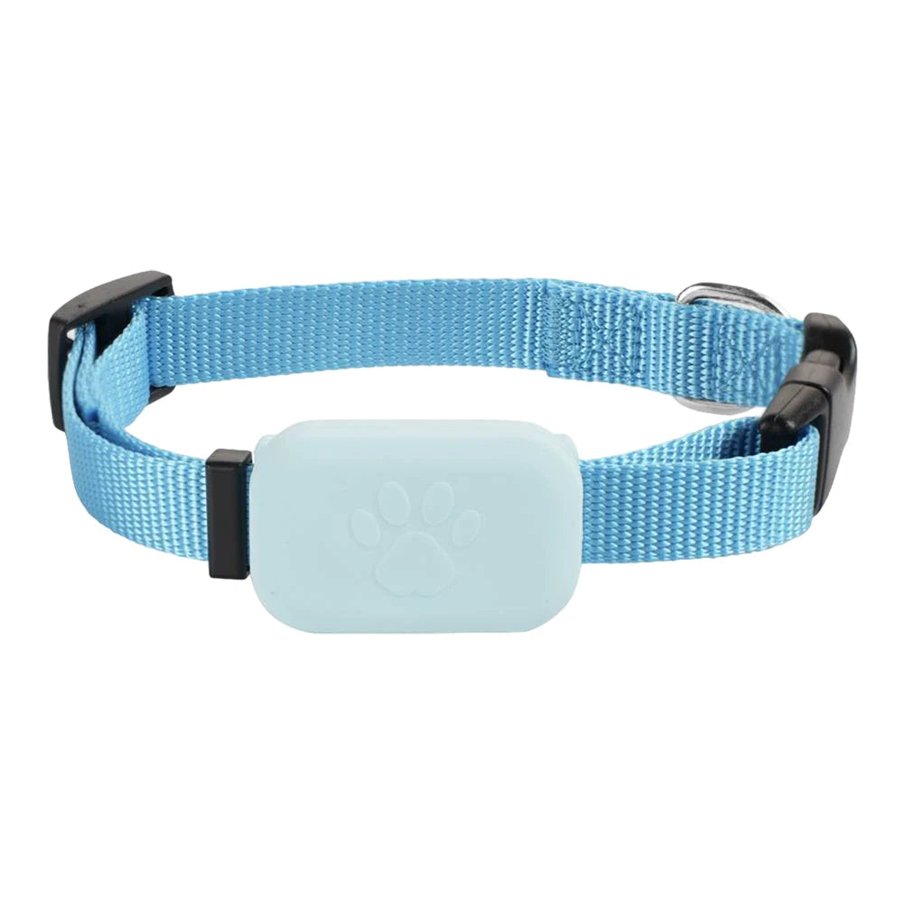 Waterproof Pet GPS Tracker Dog & Cat Locator with Adjustable Collar Dogs Anti Lost Tracker for iOS/Android Remote Global Locator