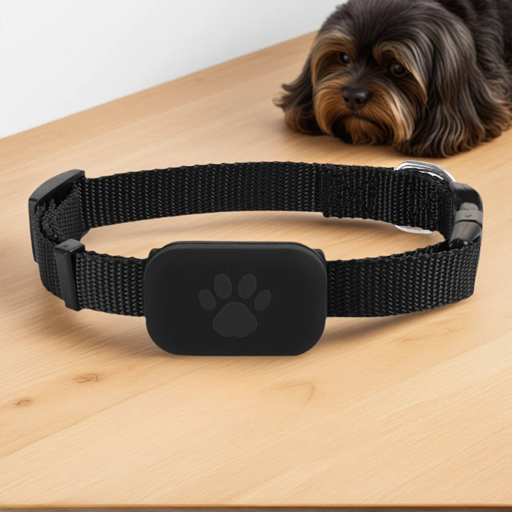 Waterproof Pet GPS Tracker Dog & Cat Locator with Adjustable Collar Dogs Anti Lost Tracker for iOS/Android Remote Global Locator